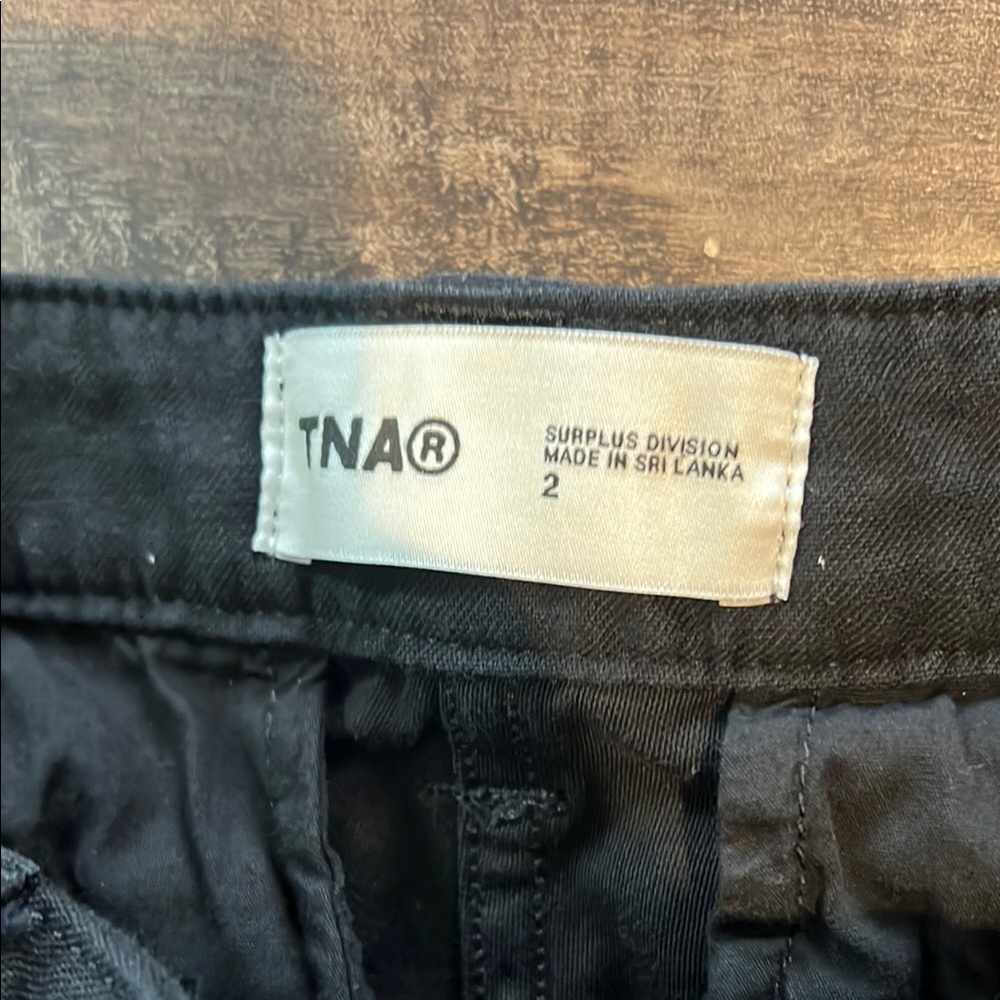TNA Black Cargo Jumpsuit with Relaxed Fit - Picture 3 of 4